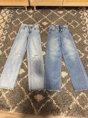 Women’s HIDDEN Light Blue Straight-Leg Jeans